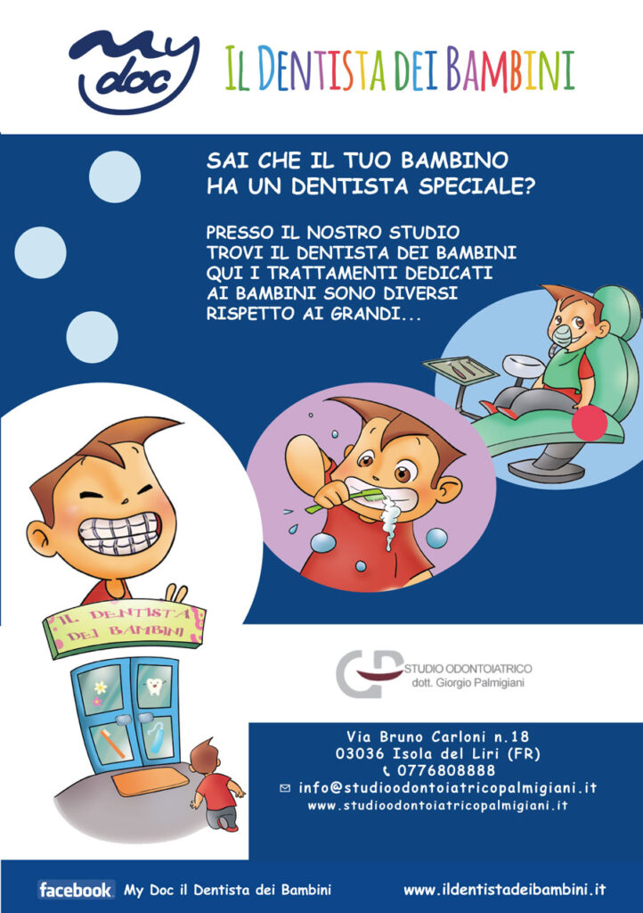 Il dentista dei bambini - Studio Odontoiatrico dr Giorgio Palmigiani - Isola del Liri - Frosinone